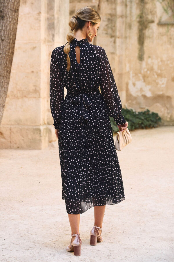 Pol&iacute;n Et Moi Vestido largo Marcia Negro