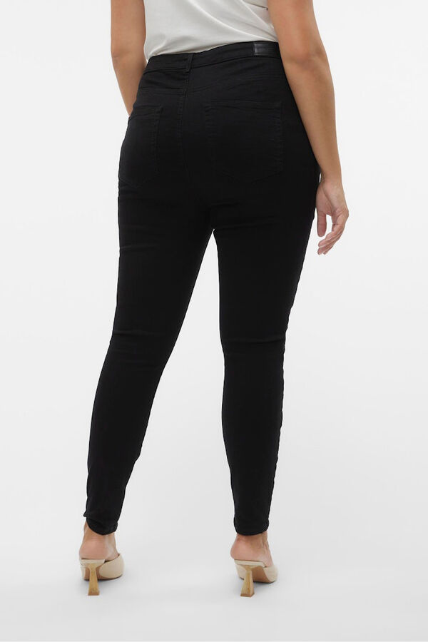 Vero Moda Curve Pantal&oacute;n pitillo talla grande Negro