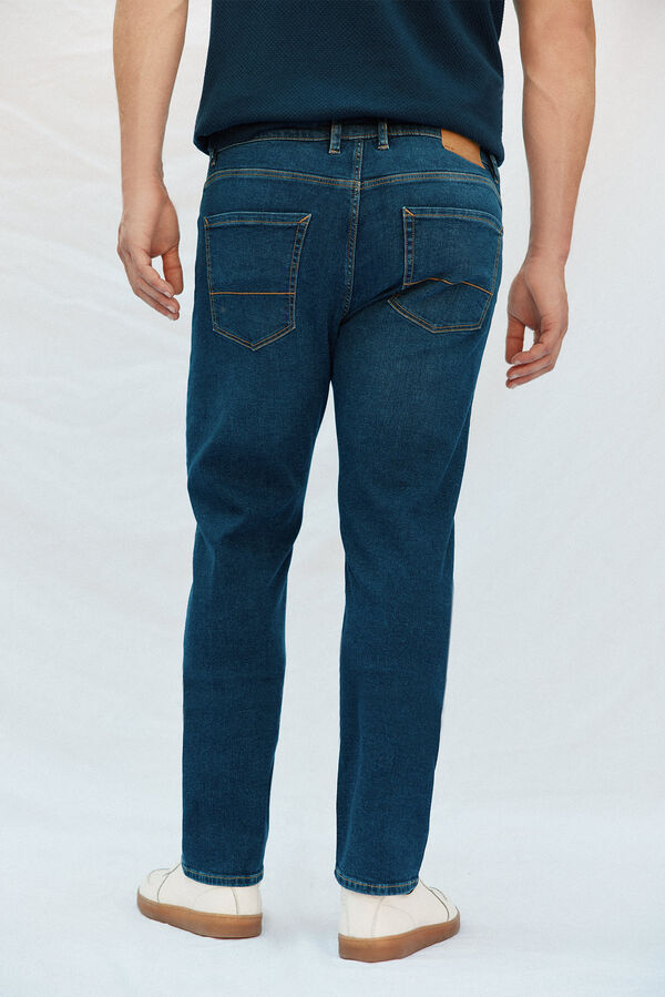 Cortefiel Jeans corte ajustado Azul