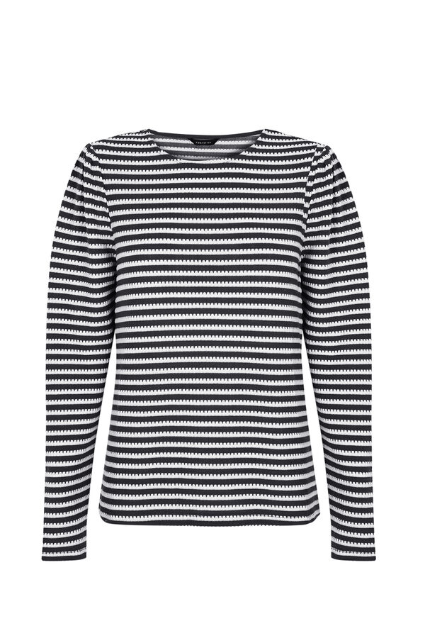 Cortefiel Camisola riscas confort&aacute;vel Impress&atilde;o