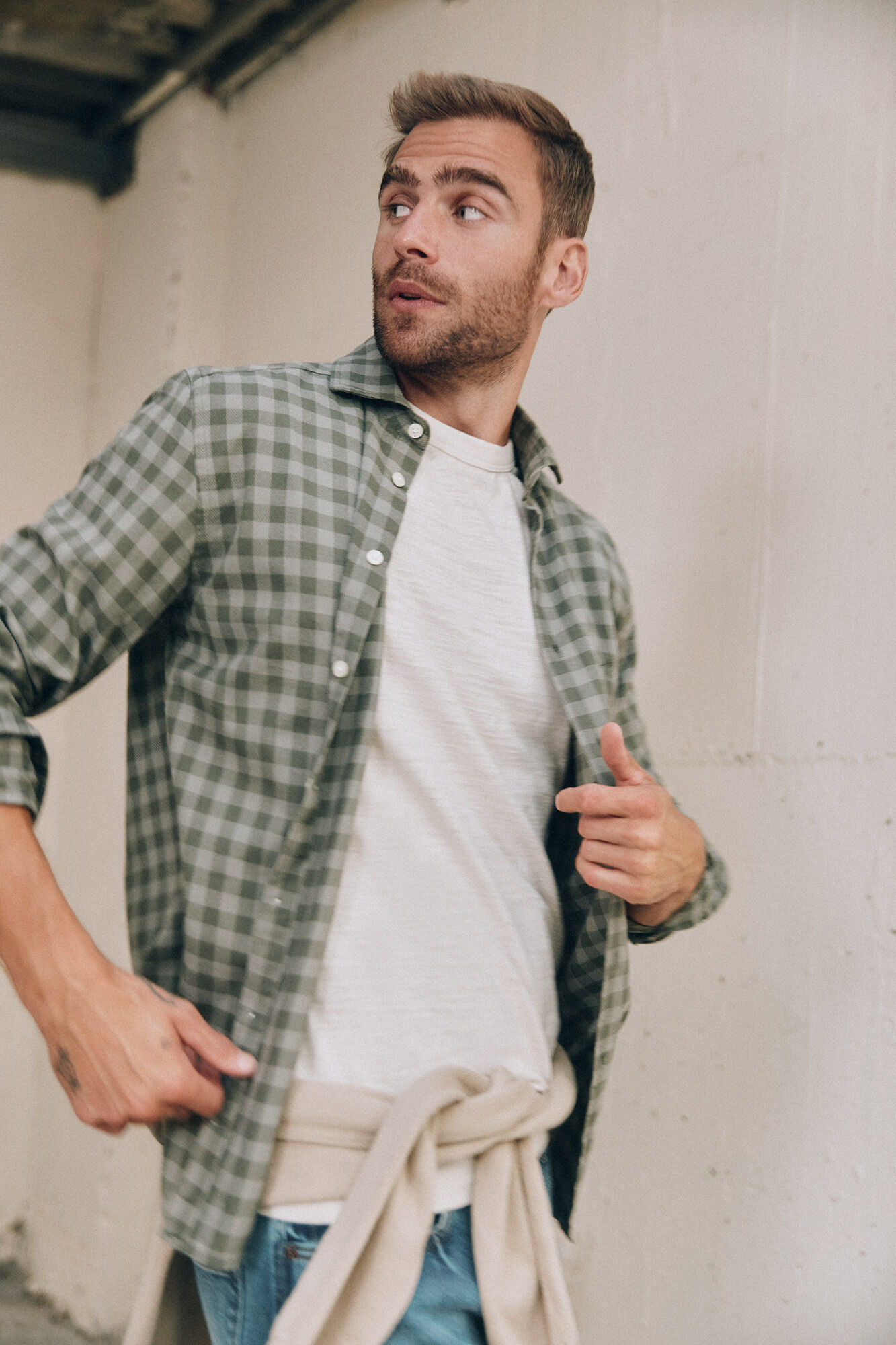 OOTO Camisa gola italiana slim