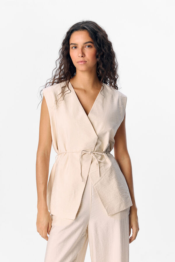 Object Colete cruzado Cinzento