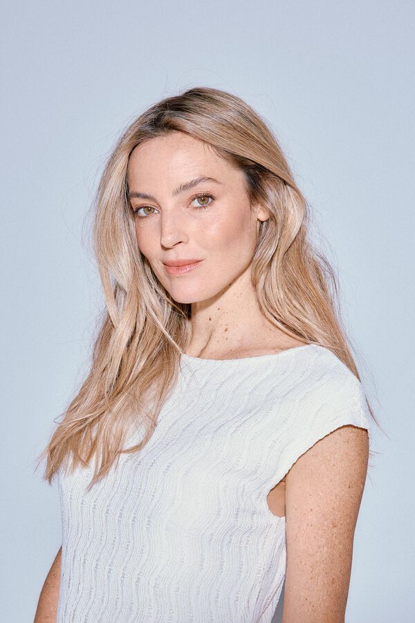 Slowlove Vestido estruturado cru Ecru