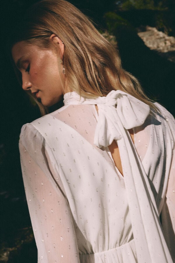 Pol&iacute;n Et Moi Vestido de novia Francisca Blanco