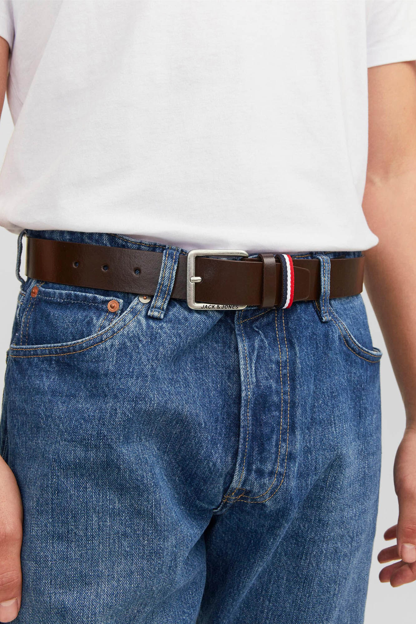 Jack & Jones Cintur&oacute;n piel