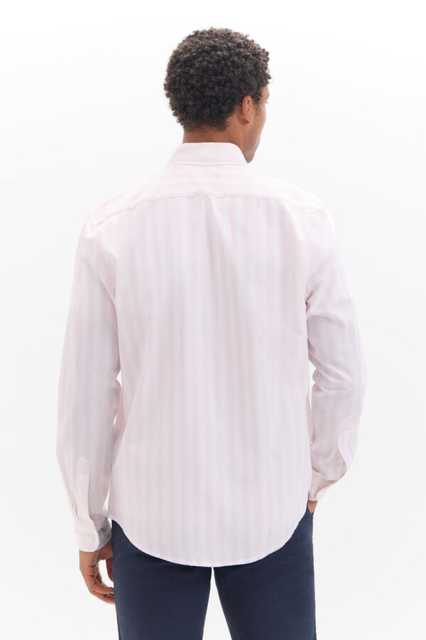 Cortefiel Camisa riscas de popelina Subiu