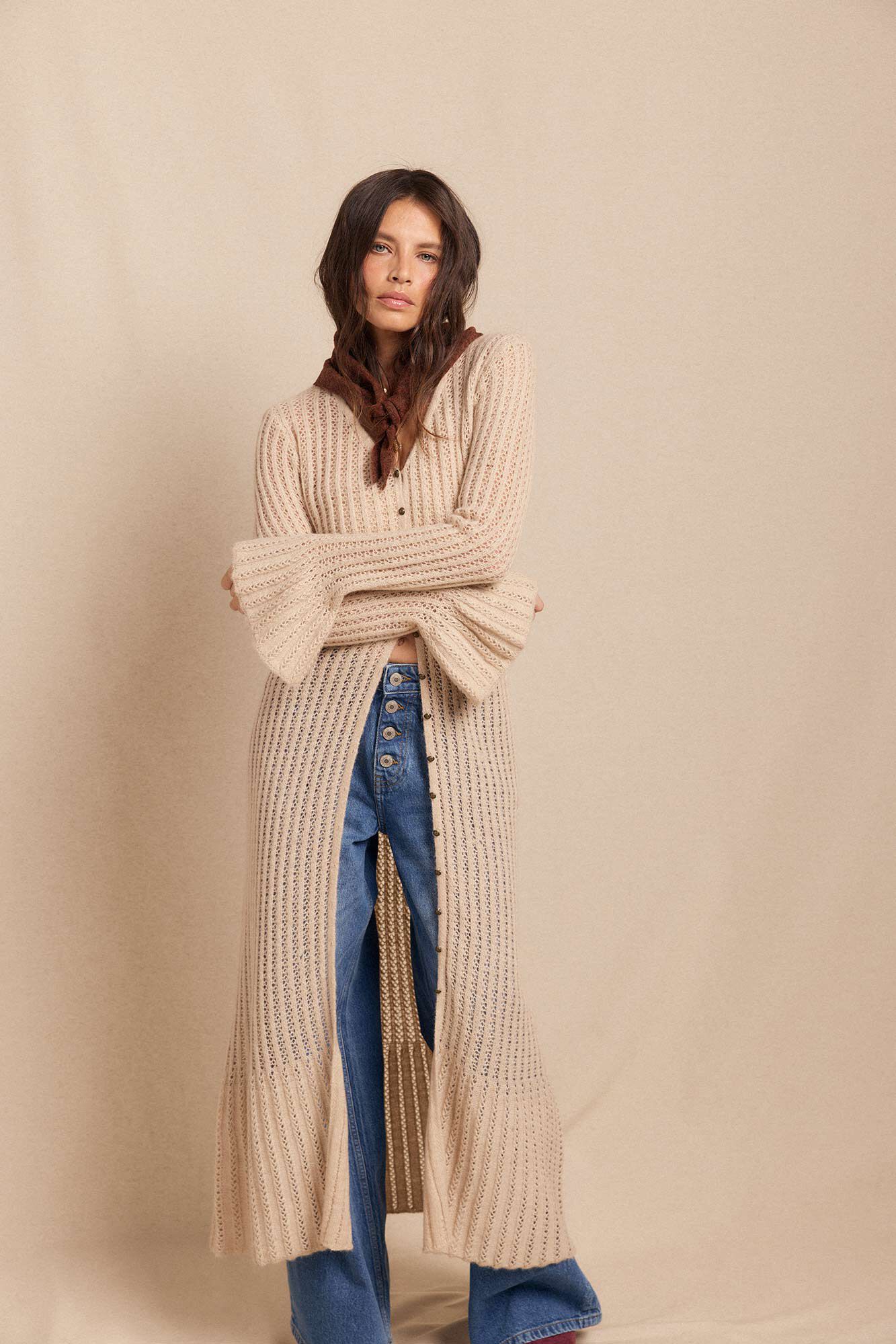 Slowlove Chaqueta larga punto