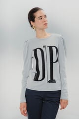 Dolores Promesas Camiseta Carolina Cinza DP Azul