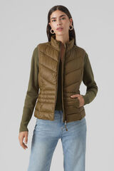 Vero Moda Chaleco acolchado con bolsillos Verde