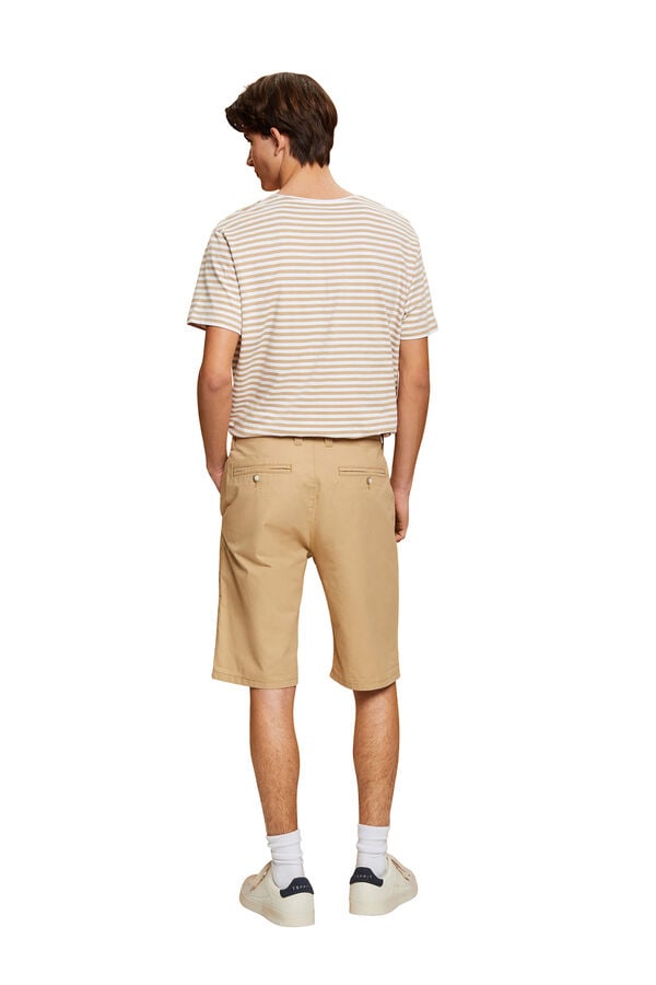 Esprit Chino bermuda 100% algodón sostenible Tostado