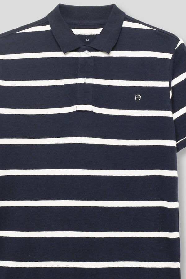 Street Monkey Polo fashion de manga curta  Azul