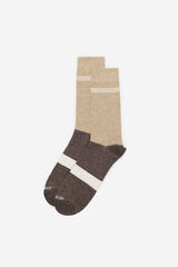 Cortefiel Calcetín liso Beige