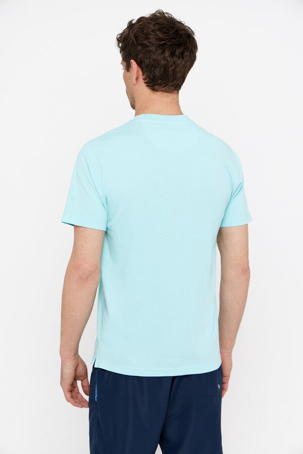 Cortefiel Camiseta gr&aacute;fica cangrejo Azul