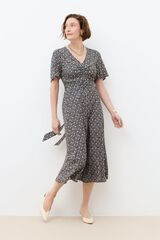 Caroll Vestido midi estampado Multicolor