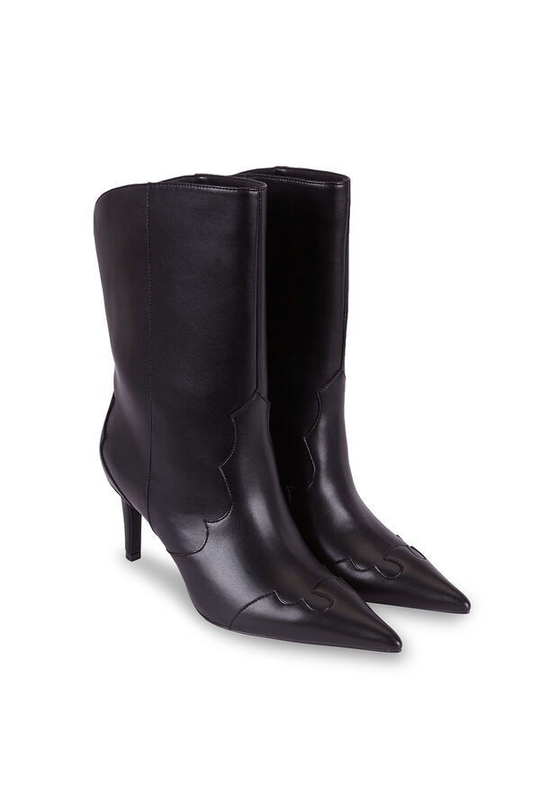 Slowlove Botins de salto fino Preto