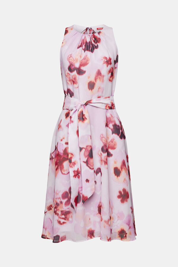 Esprit Vestido curto estampado floral Multicolorido