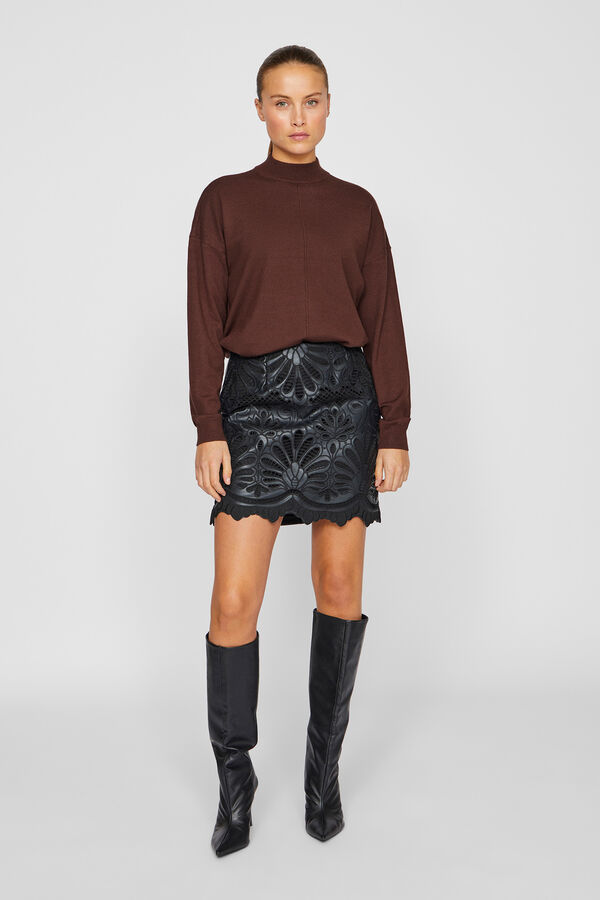 Vila Saia curta polipele Preto