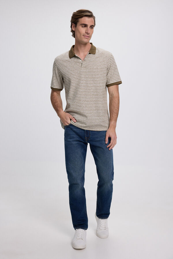 Jack & Jones Polo de punto regular fit Marr&oacute;n oscuro