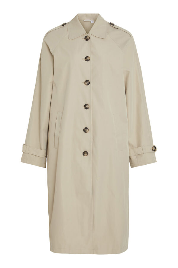 Vila Gabardina Botones Gris