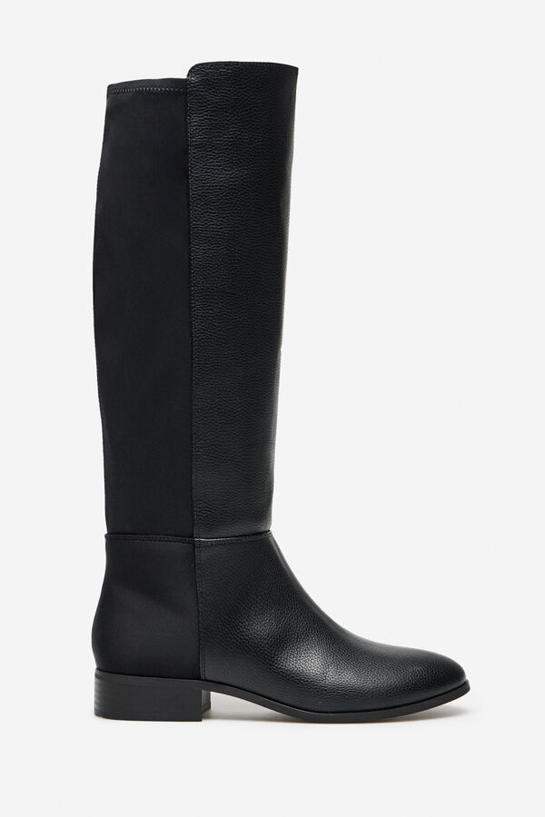 Cortefiel Bota el&aacute;stica Negro