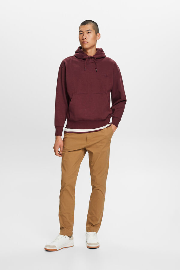 Esprit Pantalón chino básico slim fit Beige