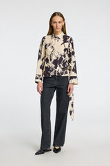 Selected Femme Camisa Wrap Cinzento