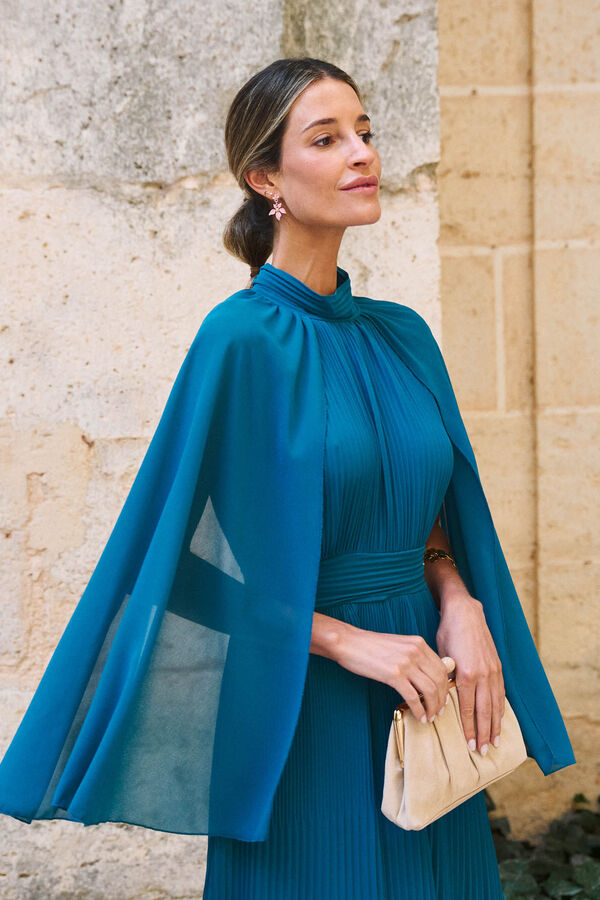 Pol&iacute;n Et Moi Vestido largo Azuzzina Azul oscuro