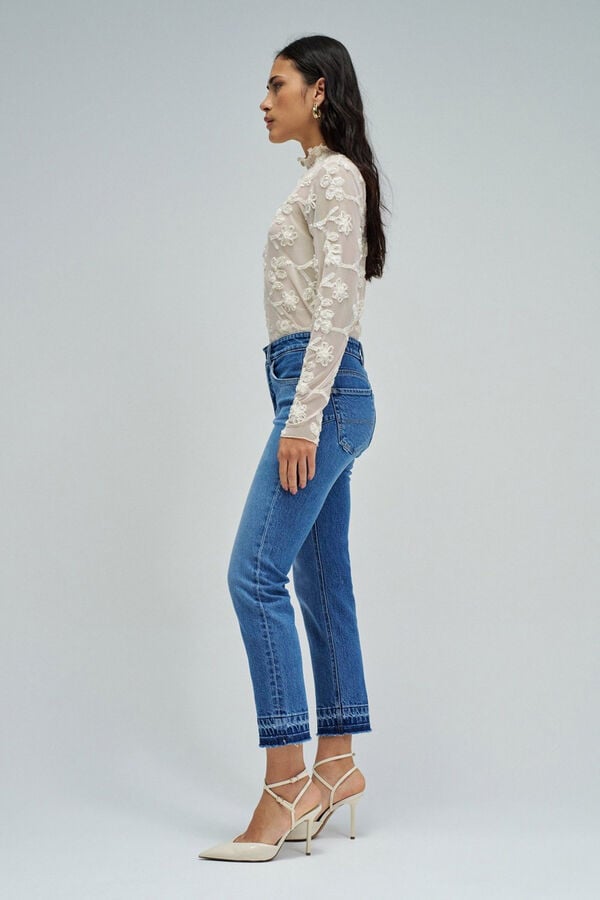 Salsa Jeans Jeans faith push up cropped slim Azul