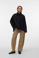 Vero Moda Casaco de manga comprida gola subida Preto