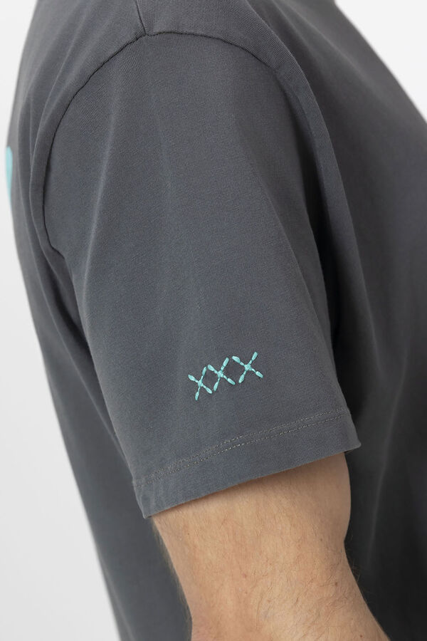 elPulpo Camiseta estampado elPulpo Gelato Cinzento