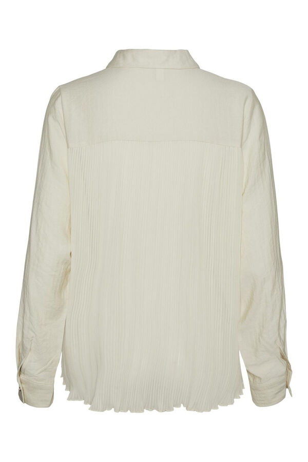 Vero Moda Camisa de manga comprida com pregas nas costas Cinzento