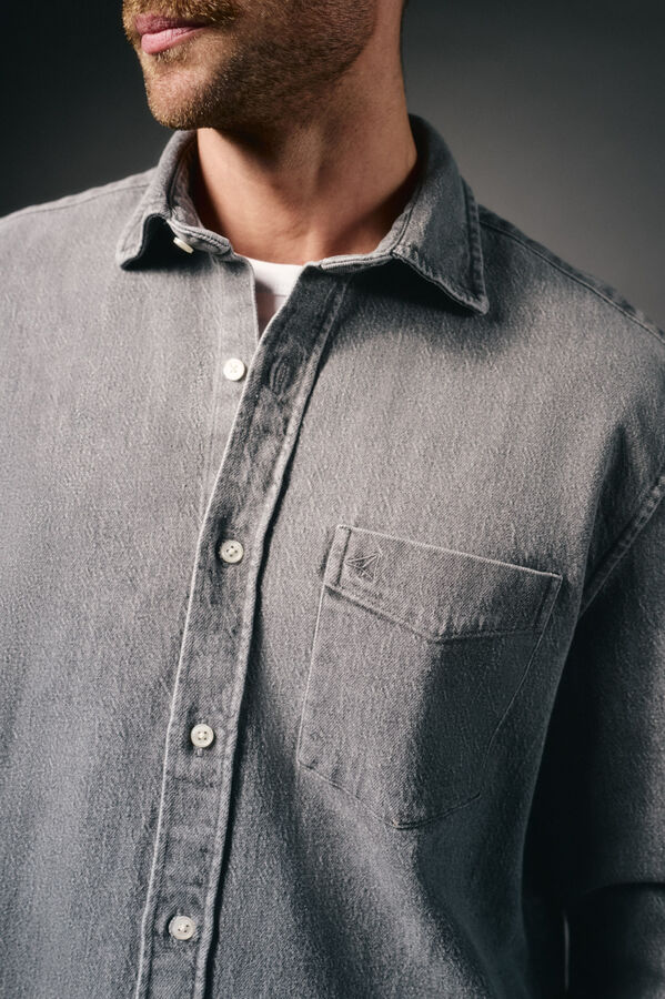 OOTO Sobrecamisa denim Gris