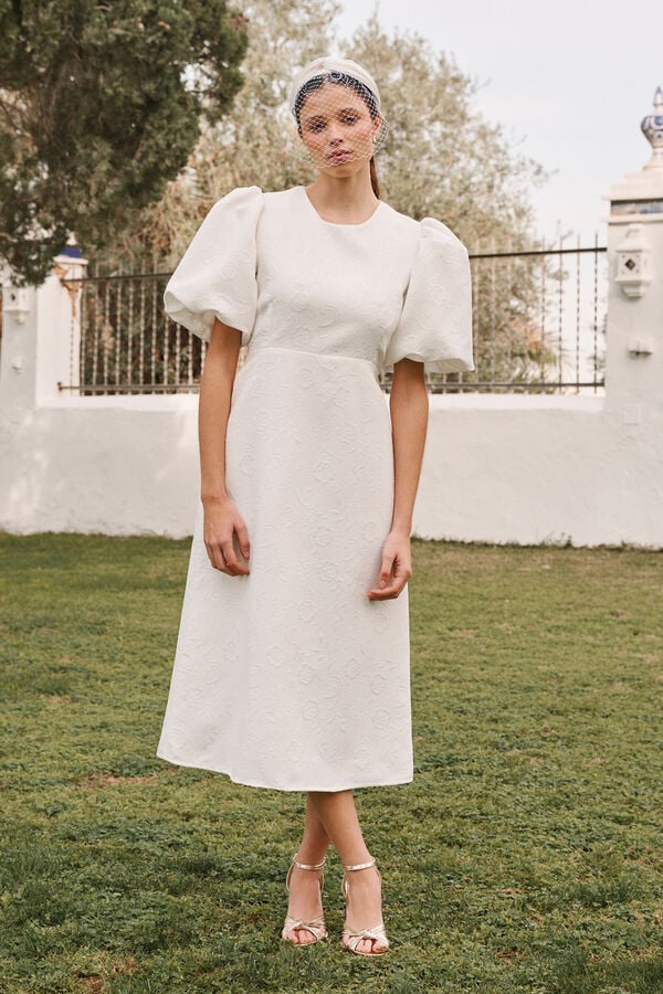 Pol&iacute;n Et Moi Vestido de novia Camelia Blanco