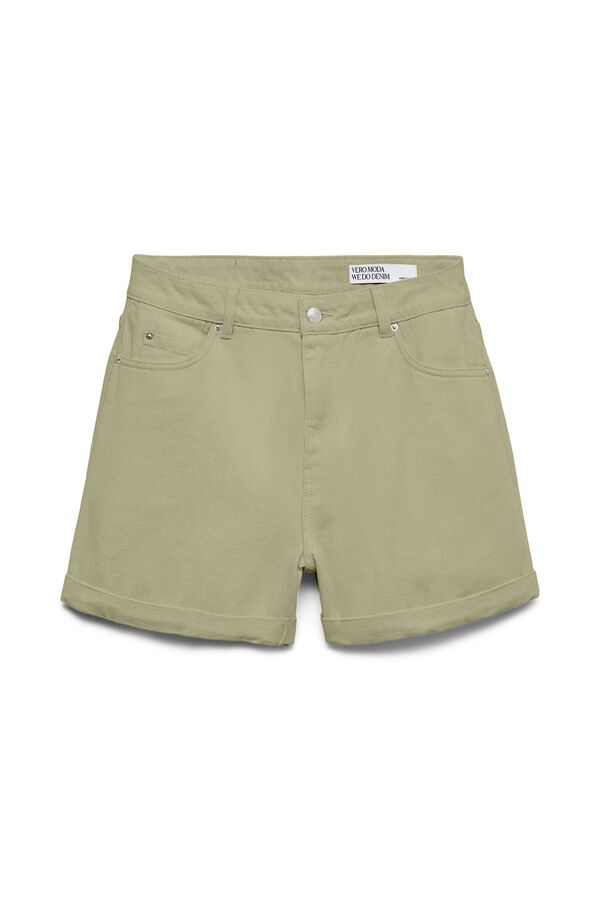Vero Moda Cal&ccedil;&otilde;es de ganga com bainha Castanho