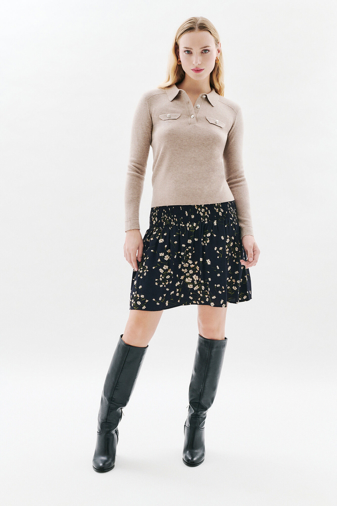 Caroll Jersey cuello polo