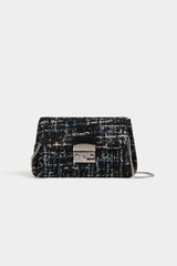 Morgan Bolso tweed Negro