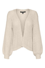 Vero Moda C&aacute;rdigan de punto fino y manga larga Gris