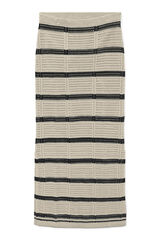 Vero Moda Saia comprida croché  Cinzento