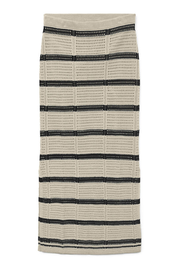 Vero Moda Saia comprida croché  Cinzento