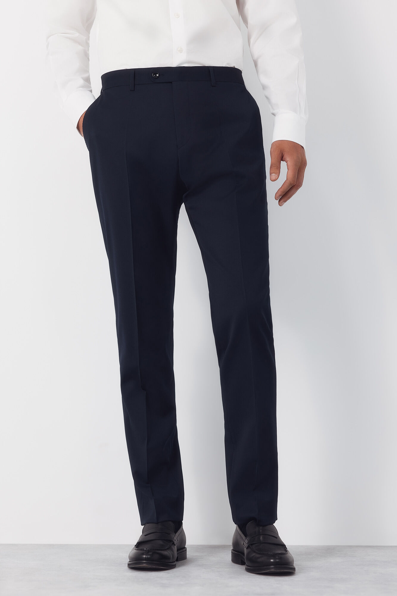 Cortefiel Pantal&oacute;n de traje liso COOLMAX&reg;