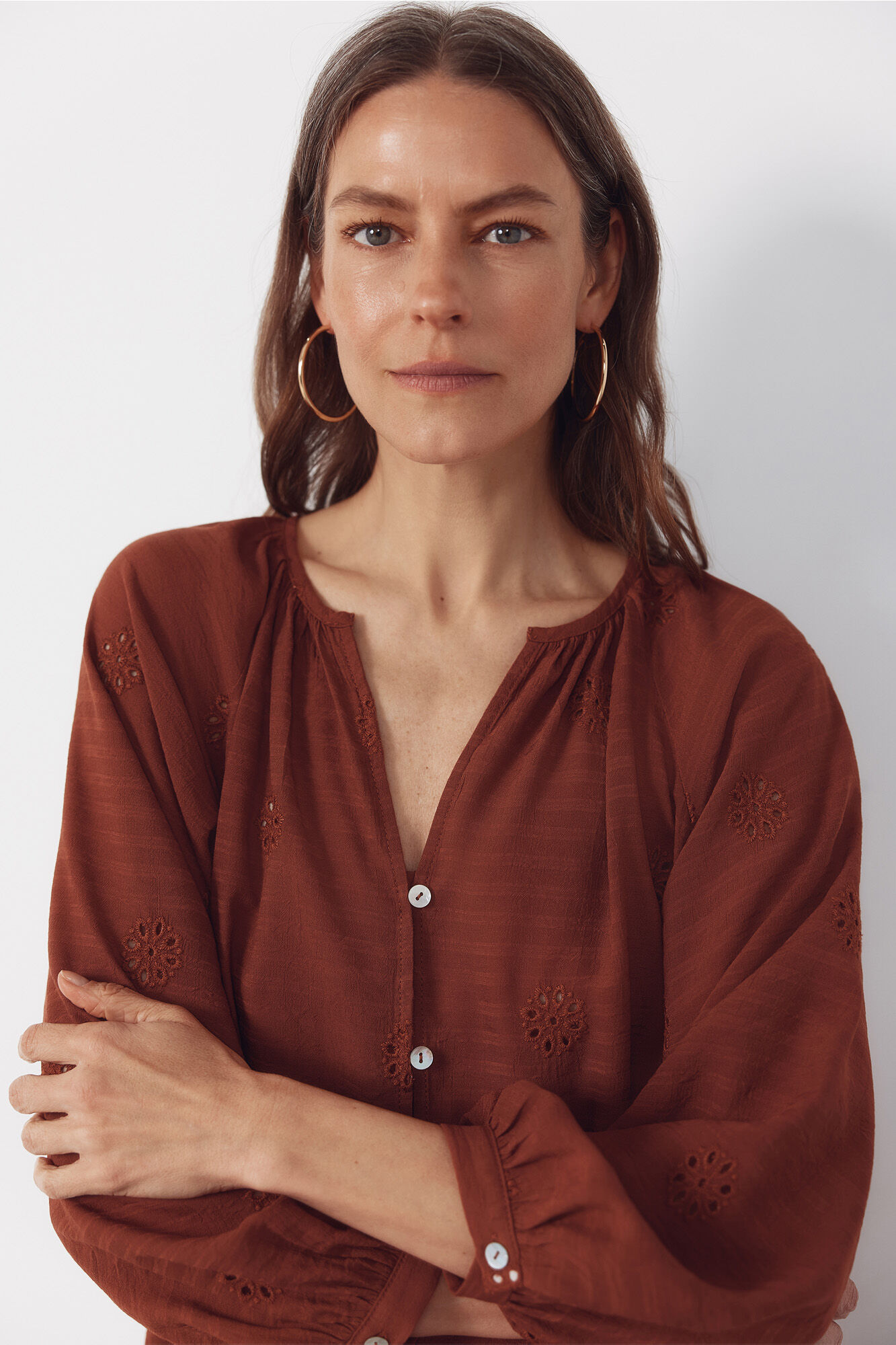 Cortefiel Blusa bordada