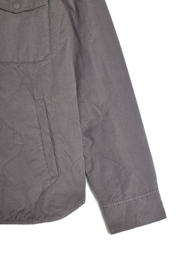 OOTO Sobrecamisa acolchada Gris