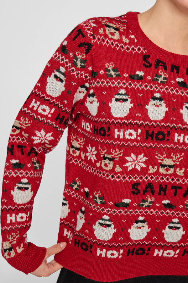 Vila Jersey navide&ntilde;o Rojo