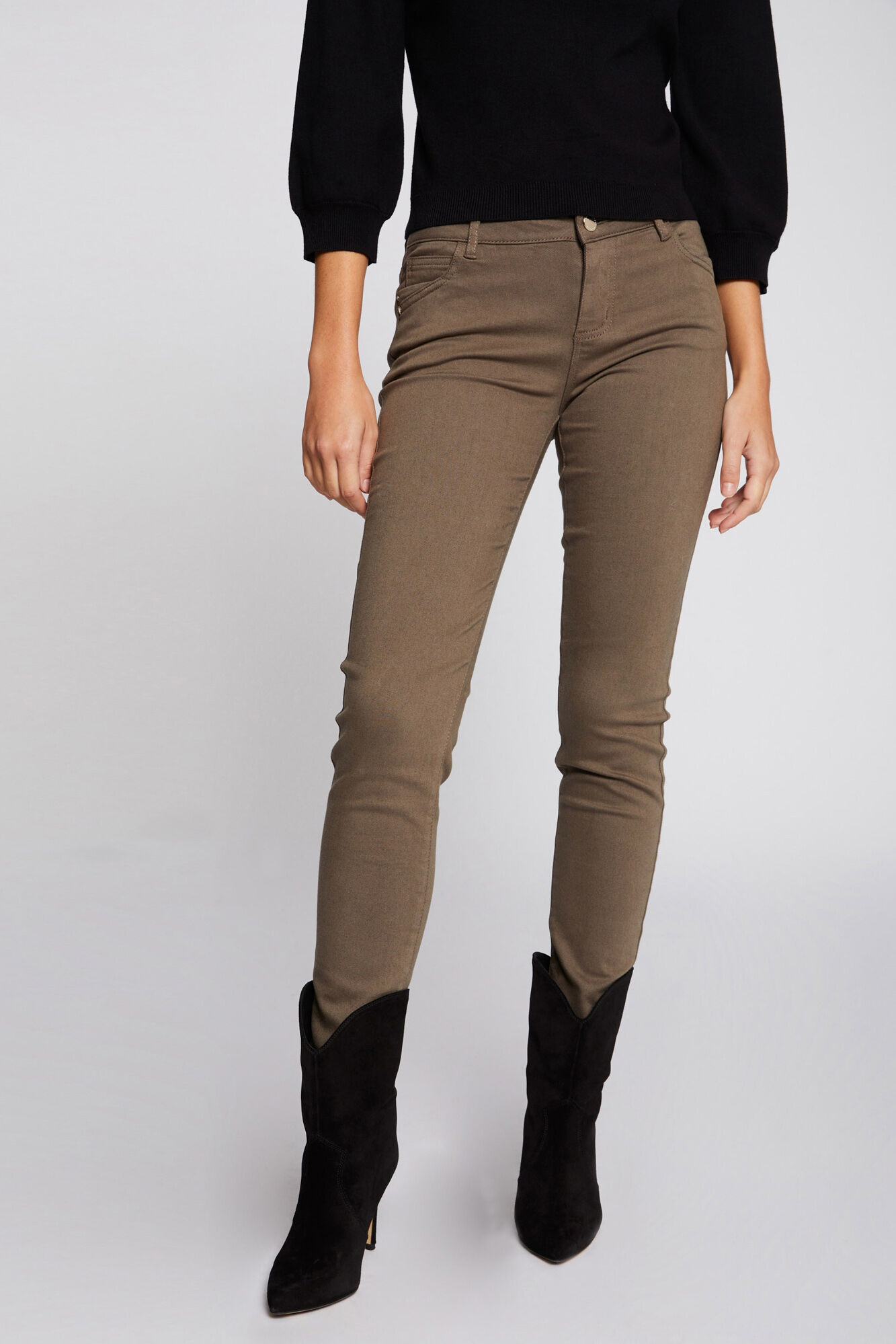 Morgan Pantal&oacute;n skinny talle bajo
