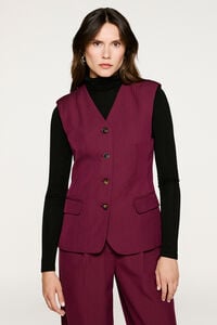 Selected Chaleco traje bolsillos.