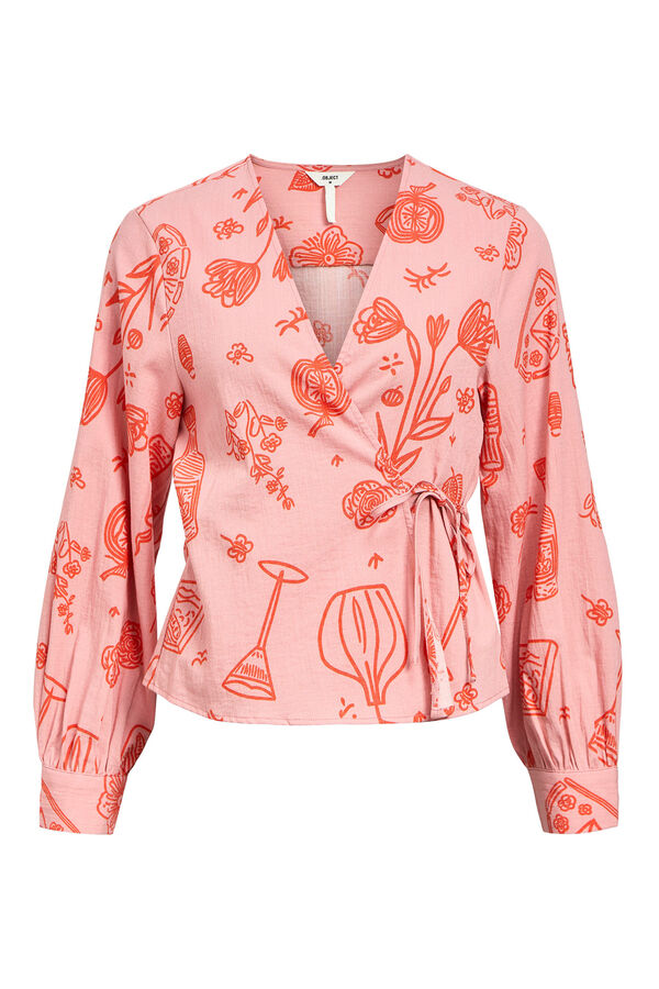 Object Blusa envolvente estampada Subiu