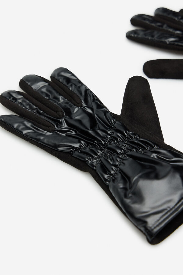 Cortefiel Guante nylon Negro