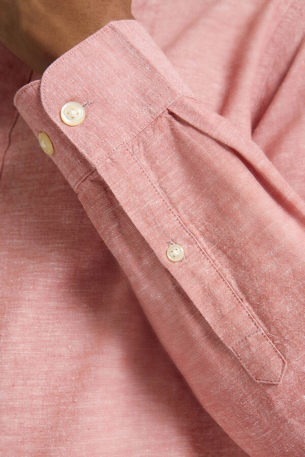 Selected Camisa de linho slim fit Subiu
