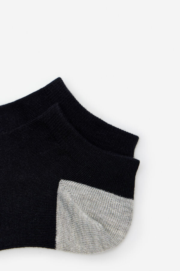 Cortefiel Meia soquete com coolmax Preto