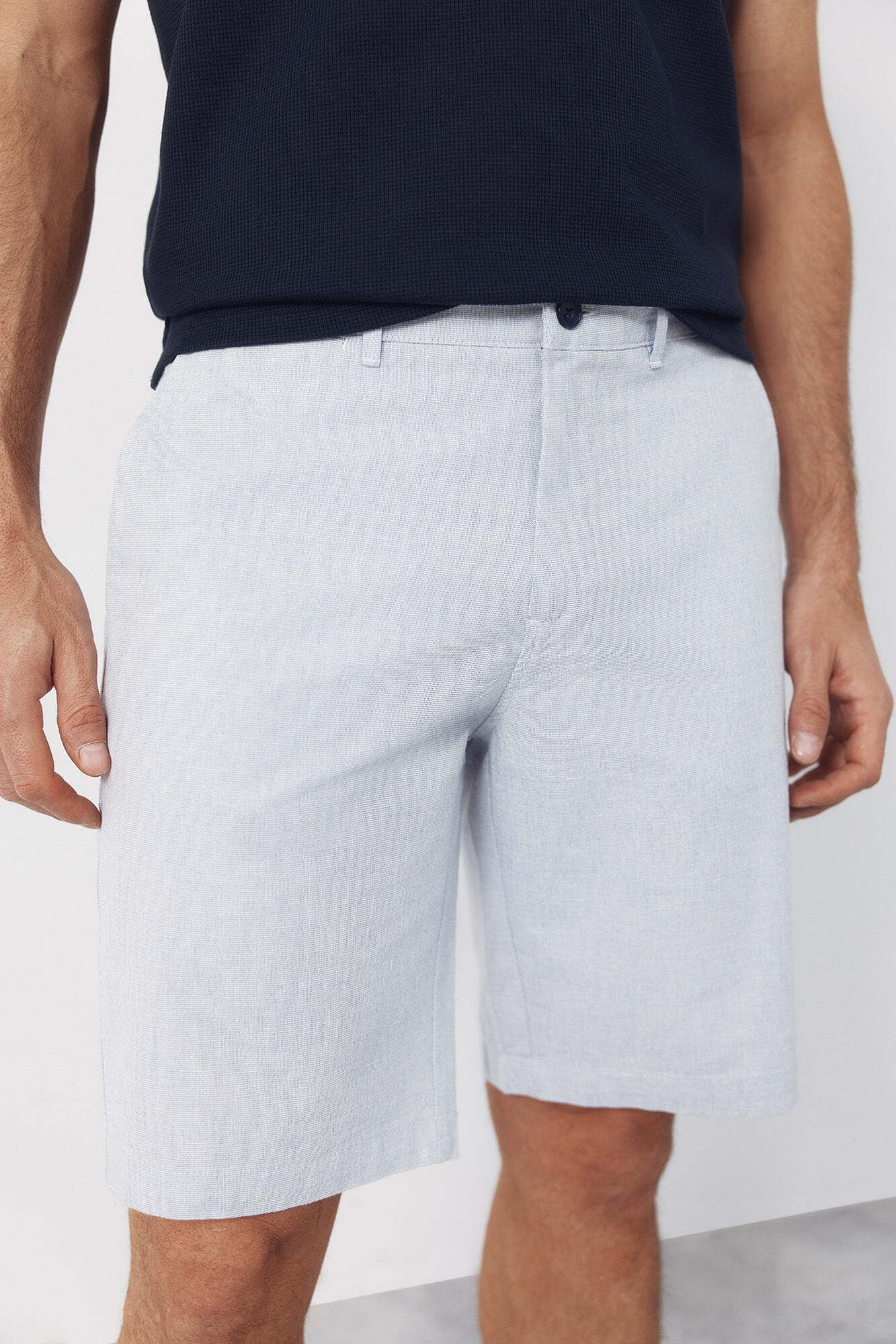 Cortefiel Bermuda tejido oxford